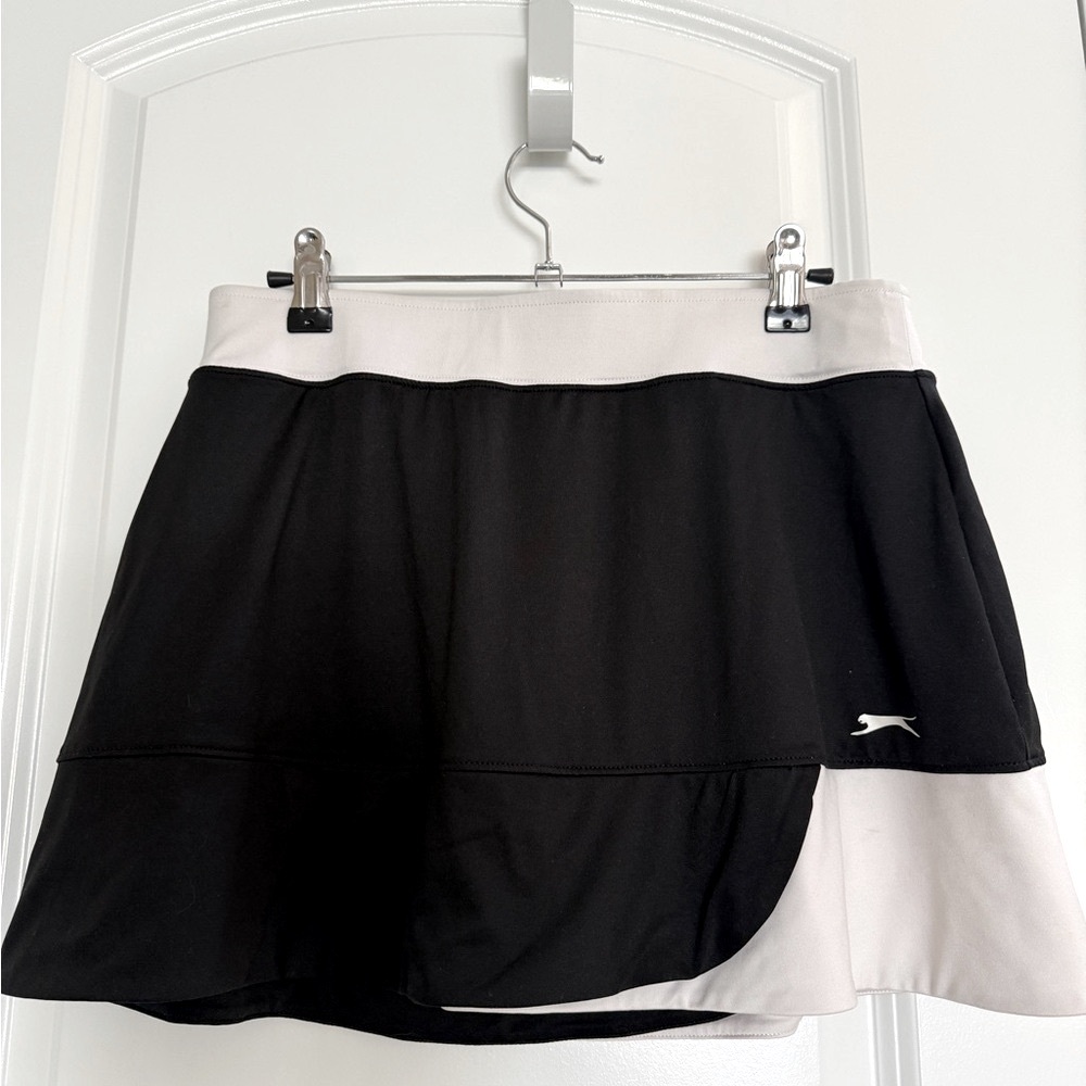 Slazenger Black and White Athletic Skirt